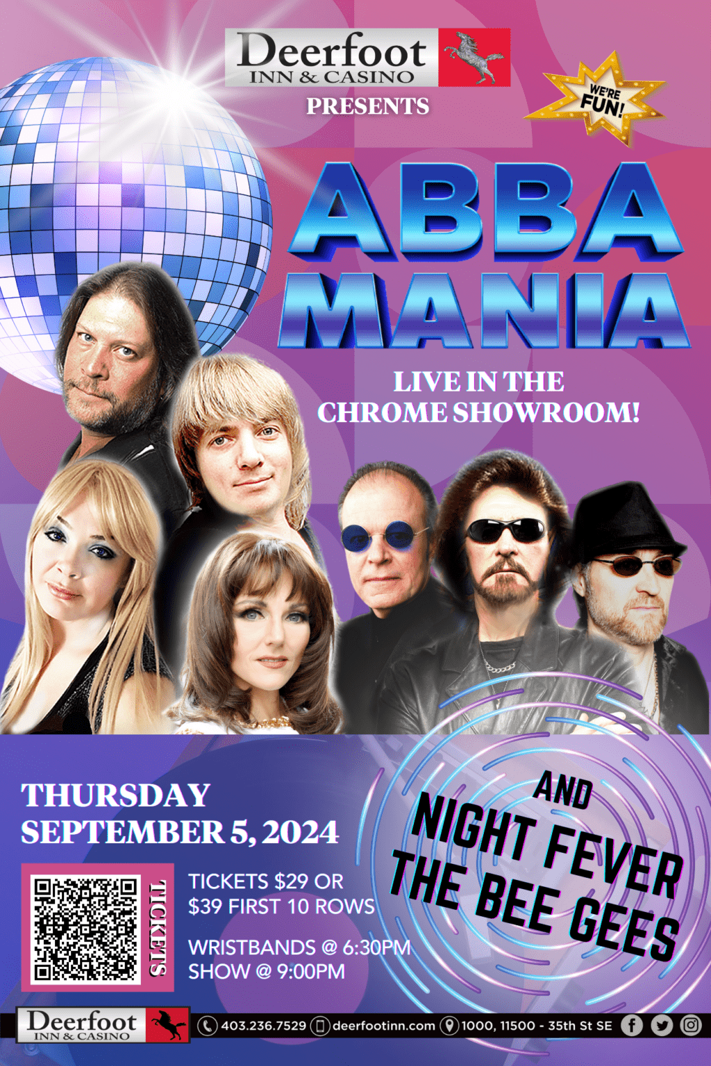 ABBA Mania & Night Fever – Tribute to ABBA & The Bee Gees ABBA Mania & Night Fever – Tribute to ABBA & The Bee Gees