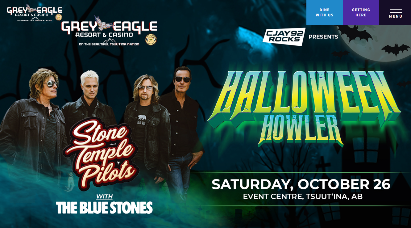 CJAY 92 Presents: Halloween Howler Featuring Stone Temple Pilots & The Blue Stones