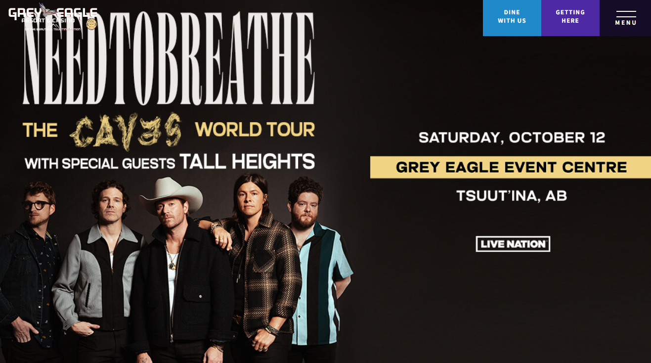 Needtobreath: The Caves World Tour With Special Guests Tall Heights