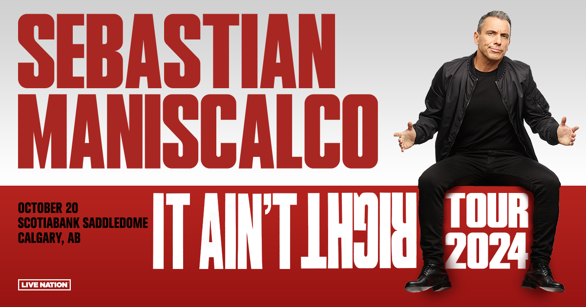 Sebastian Maniscalco It Ain't Right Tour