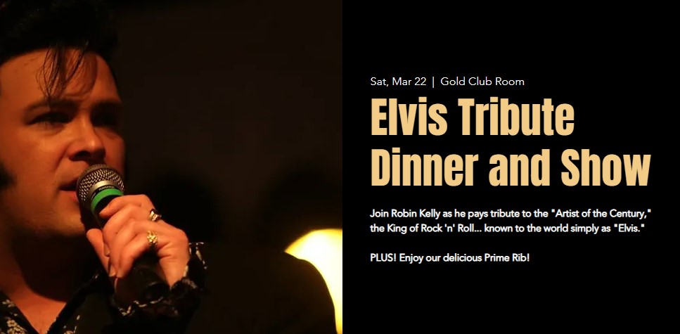 Elvis Tribute Dinner and Show
