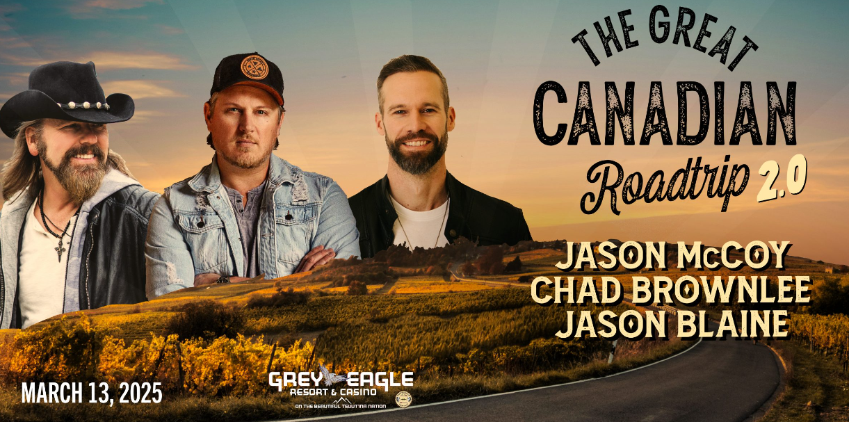 Jason McCoy, Chad Brownlee & Jason Blaine The Great Canadian Roadtrip 2.0