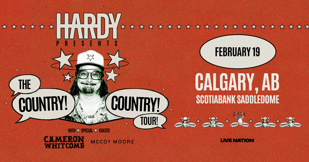 HARDY THE COUNTRY! COUNTRY! TOUR!